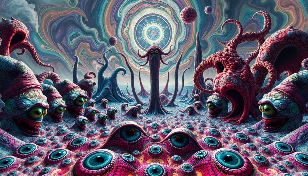 DeepDream психоделические изображения DeepDream психоделические изображения